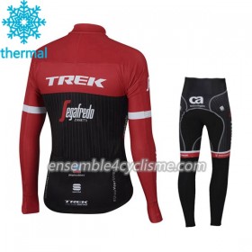 Tenue Maillot M/L + Collant 2017 Trek-Segafredo Enfant Hiver Thermal Fleece N001